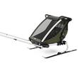 Carucior multisport Thule Chariot Lite double, Vintage Green