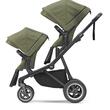 Carucior Thule SLEEK Cadru Negru si Copertina Soft Green (verde kaki)