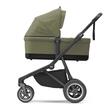 Carucior Thule SLEEK Cadru Negru si Copertina Soft Green (verde kaki)