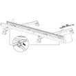 Suport din aluminiu pentru transport profesional Thule Side Profile 1.55m