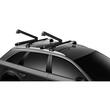 Suport schiuri Thule SnowPack Extender 7325 Negru cu prindere pe bare transversale rectangulare