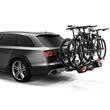 Suport pentru 2 biciclete Thule VeloSpace 938 XT2 cu prindere pe carligul de remorcare (13pini) + Adaptor 9381 pentru biciclete Thule VeloSpace XT pentru a 3-a bicicleta