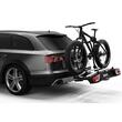 Suport pentru 2 biciclete Thule VeloSpace 938 XT2 cu prindere pe carligul de remorcare (13pini) + Adaptor 9381 pentru biciclete Thule VeloSpace XT pentru a 3-a bicicleta