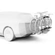 Adaptor a 3/4-a bicicleta pentru suportul de biciclete Thule EasyFold 3 cu prindere pe carligul de remorcare