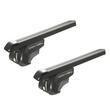Bare transversale Green Valley Trek CC aluminiu pentru ALFA ROMEO 156 Crosswagon 5 usi, model 2004-2007, Sistem cu prindere pe bare longitudinale