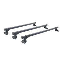Sistem de 3 bare transversale otel CRUZ 923-030 Cargo Xpro SF3-125 pentru Fiat Qubo 5d (III - fixpoint) (2009--> 2017) cu puncte fixe