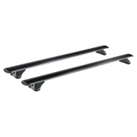 Sistem de 2 bare transversale aluminiu CRUZ 925-713 Airo FIX Dark 118 pentru Mercedes C-Class 4d (W205) Sedan (2014-->2021) cu puncte fixe