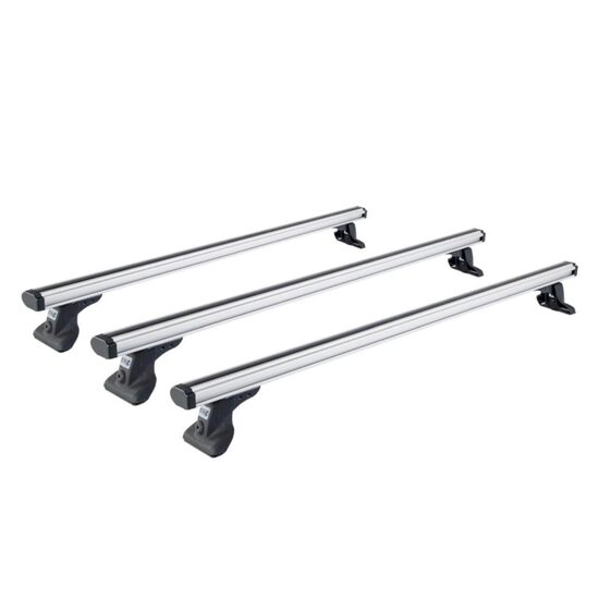 Sistem de 3 bare transversale aluminiu CRUZ 924-096 Alu Cargo AF3-138 pentru Fiat Scudo L1H1 (Maxi XL) 5d Van (2022 -> prezent), Sistem cu prindere in puncte fixe