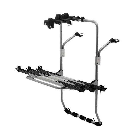 Suport 3 biciclete cu prindere pe haion Thule BackPac 973 pentru AUDI A4 Avant 5 usi Estate model 2002 - 2004