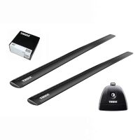 Bare transversale Thule Rapid System Wingbar Evo Black pentru PEUGEOT Partner, 4 usi Van, model 2008- , Sistem cu prindere in puncte fixe