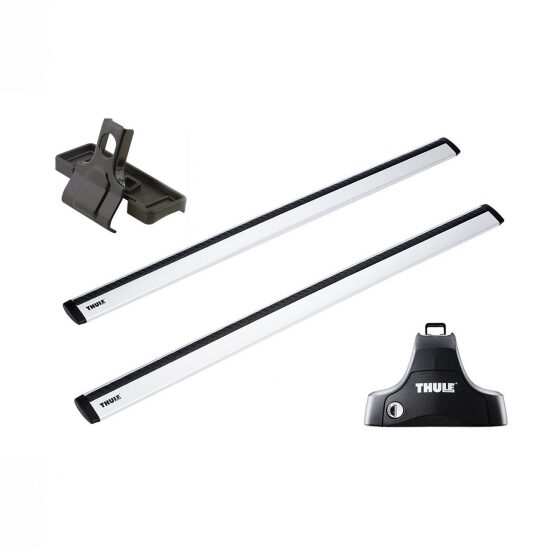 Bare transversale Thule Rapid System Wingbar Evo pentru SKODA Octavia (MK III), 5 usi Hatchback, model 2013-2020, Sistem cu prindere pe plafon normal
