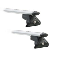 Sistem Bare transversale Green Valley Trax aluminiu pentru FIAT Panda 5 usi Hatchback, model 2003-2011, Sistem cu prindere pe bare longitudinale