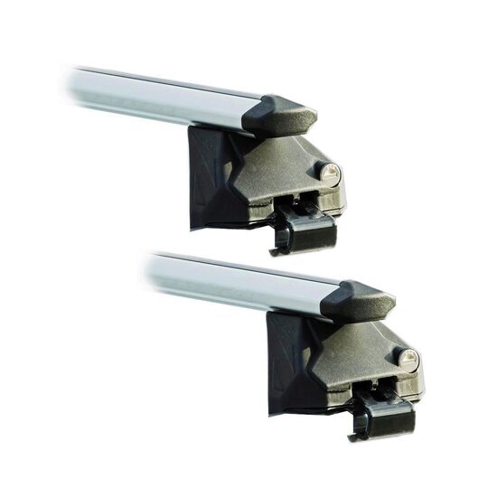 Bare transversale GV Crossbar Aluminiu pentru AUDI Q3 5 usi SUV, model 2012-2018, Sistem cu prindere pe bare longitudinale integrate