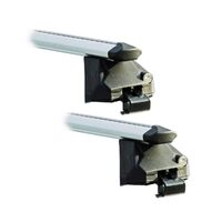 Bare transversale GV Crossbar Aluminiu pentru RENAULT Koleos 5 usi SUV, model 2016 - prezent, Sistem cu prindere pe bare longitudinale integrate
