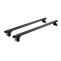 Bare transversale din aluminiu CRUZ Alu Cargo Dark T128, 924-844, pentru Toyota Hilux double cab (VII - standard roof) (2005 -> 2016), Sistem cu prindere pe plafon normal