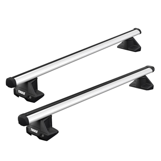 Bare transversale Thule Evo Clamp Profesional pentru PEUGEOT 308 5 usi Hatchback, model 2022-, Sistem cu prindere pe plafon normal