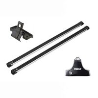 Bare transversale Thule Evo Fixpoint Slidebar pentru NISSAN Kicks 5 usi SUV 2016 - prezent , Sistem cu prindere in puncte fixe