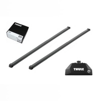 Bare transversale Thule Evo Flush Rail Squarebar pentru NISSAN Kicks 5 usi SUV 2016 - prezent , Sistem cu prindere pe bare longitudinale integrate