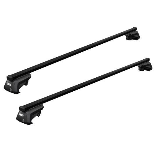 Bare transversale Thule SmartRack XT otel 118 cm pentru JAC JS4 5 usi SUV, model 2022 - prezent, Sistem cu prindere pe bare longitudinale