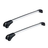 Bare transversale din aluminiu CRUZ Airo Fuse, 925-725, pentru Mazda 3 Sedan 4d (II/BL - fixpoint) (2009 -> 2014), Sistem cu prindere in puncte fixe