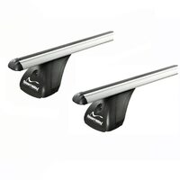 Sistem Bare transversale Green Valley ORIGINAL aluminiu pentru Audi A6 Allroad (C7), 5 usi Estate, model 2012-2018, Sistem cu prindere cu bare longitudinale-nu se mai fabrica