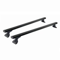 Sistem de 2 bare transversale aluminiu CRUZ 925-101 Alu Cargo Dark AF118 pentru Renault Kangoo (III - rear doors) (2021-->) cu puncte fixe