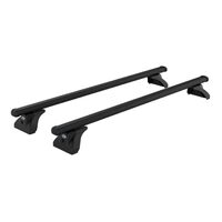 Sistem de 2 bare transversale otel CRUZ 923-056 Cargo Xpro SF145 pentru Volkswagen Transporter T5 L2H1 (T profile) (2003-->2015) cu profil T si puncte fixe