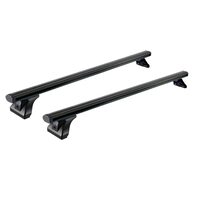 Sistem de 2 bare transversale aluminiu CRUZ 925-090 Alu Cargo Dark AF128 pentru Fiat e-Doblo M (III) (2022-->) cu puncte fixe