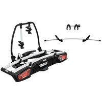 Suport pentru 2 biciclete Thule VeloSpace 938 XT2 cu prindere pe carligul de remorcare (13pini) + Adaptor 9381 pentru biciclete Thule VeloSpace XT pentru a 3-a bicicleta