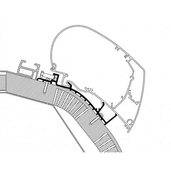 Adaptor Carthago C-Line Incepand din 2014  5.00 m
