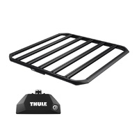 Sistem Grilaj Thule Caprock M tip platforma pentru AUDI Q3 5 usi SUV, model 2019 - prezent, Sistem cu prindere pe bare longitudinale integrate