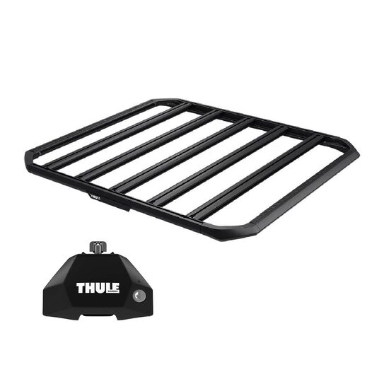 Sistem Grilaj Thule Caprock S tip platforma pentru BMW 1-Series (F40) 5 usi Hatchback, model 2020 - prezent, Sistem cu prindere in puncte fixe