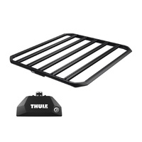 Sistem Grilaj Thule Caprock XL tip platforma pentru CADILLAC Escalade 5 usi SUV, model 2015 - 2020, Sistem cu prindere pe bare longitudinale integrate