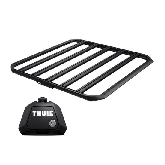 Sistem Grilaj Thule Caprock M tip platforma pentru LAND ROVER Discovery Sport 5 usi SUV, model 2015 - prezent, Sistem cu prindere pe bare longitudinale
