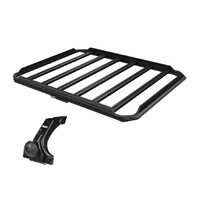 Sistem Grilaj Thule Caprock XXL tip cos (cu sine laterale) pentru JEEP Wrangler 5 usi SUV, model 2018 - prezent, Sistem cu prindere pe jgheaburi de ploaie