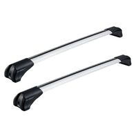 Bare transversale din aluminiu CRUZ Airo Fuse 90, 925-723, pentru Kia Niro 5d SUV (II/SG2) (2022-->prezent), Sistem cu prindere pe bare longitudinale integrate