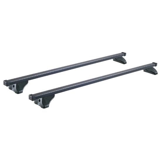 Bare transversale din otel CRUZ Oplus S-FIX 110, 921-375, pentru Kia Niro 5d SUV (II/SG2) (2022-->prezent), Sistem cu prindere pe bare longitudinale integrate