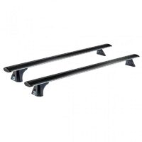 Bare transversale din aluminiu CRUZ Airo Dark T128, 925-775, pentru Renault Megane E-Tech 5d SUV (IV) (2022-->prezent), Sistem cu prindere pe plafon normal