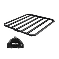Sistem Grilaj Thule Caprock XL tip platforma pentru FORD Transit Custom 4 usi Van, model 2013 - 2018, 2018 - 2023, Sistem cu prindere in puncte fixe