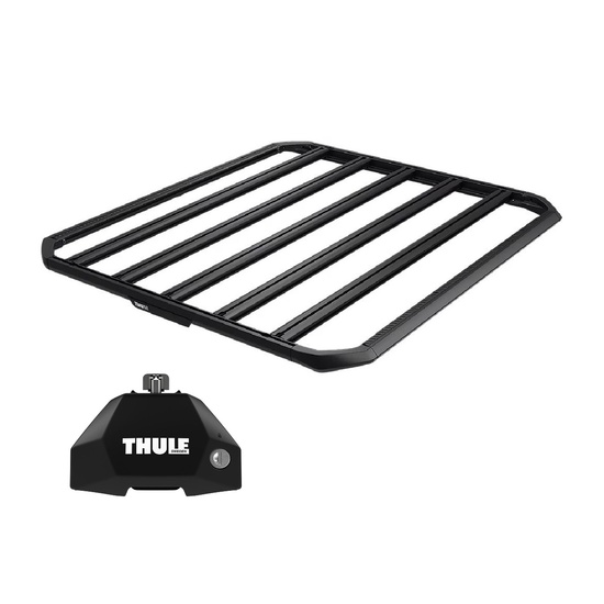 Sistem Grilaj Thule Caprock XL tip platforma pentru FORD Transit Custom 4 usi Van, model 2013 - 2018, 2018 - 2023, Sistem cu prindere in puncte fixe