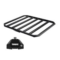 Sistem Grilaj Thule Caprock S tip platforma pentru BMW 4-Series (G22) 2 usi Coupe, model 2021 - prezent, Sistem cu prindere in puncte fixe