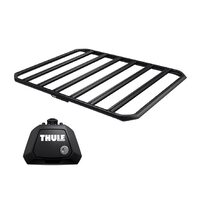 Sistem Grilaj Thule Caprock L tip platforma pentru NISSAN Qashqai 5 usi SUV, model 2014 - 2021, Sistem cu prindere pe bare longitudinale