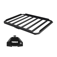 Sistem Grilaj Thule Caprock XL tip cos (cu sine laterale) pentru FORD Transit Custom 4 usi Van, model 2013 - 2018, 2018 - 2023, Sistem cu prindere in puncte fixe