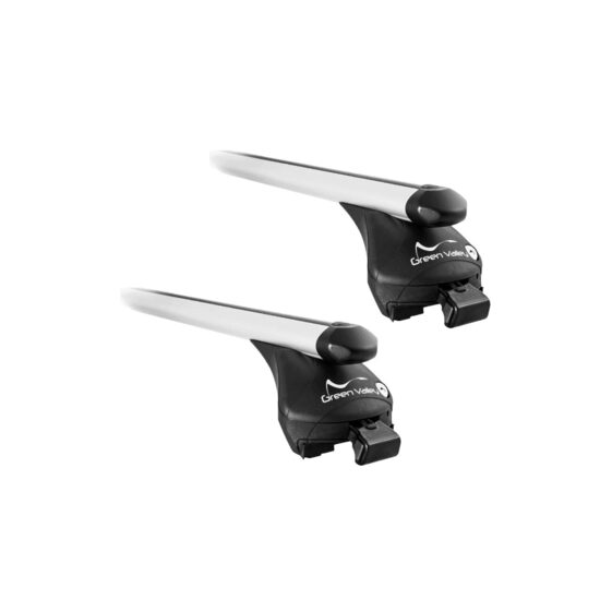 Sistem Bare transversale Green Valley EasyOne Quick aluminiu pentru Volkswagen Golf VIII Variant, 5 usi Estate, model 2021-prezent, Sistem cu prindere pe bare longitudinale