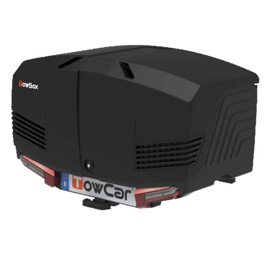 Cutie portbagaj pe carligul de remorcare Towbox V3 Urban Negru