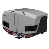 Cutie portbagaj pe carligul de remorcare Towbox V3 Classic Gri