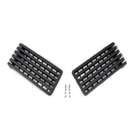 Accesoriu grile deschise pentru cutie portbagaj Towbox V3, Negru