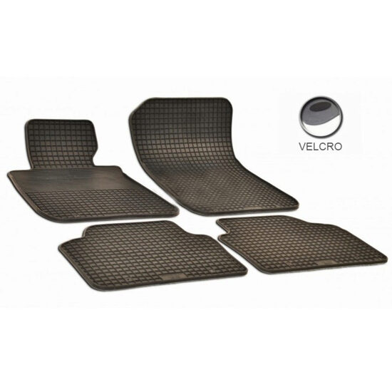 Covorase auto BMW 3-Series (E90) 2005 - 2012 (fixare cu velcro la sofer) Gumarny Zubri