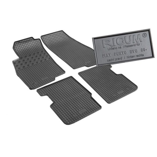 Covorase auto FIAT Punto Evo 2009 - prezent/ Punto IV 2012 - 2018 Rigum