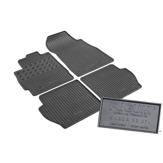Covorase auto MAZDA 2 DE 2007 - prezent Rigum